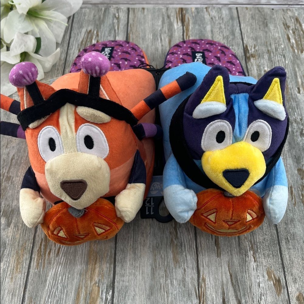 Women’s Bluey Halloween 3D Slippers Shoes Size 11/12
